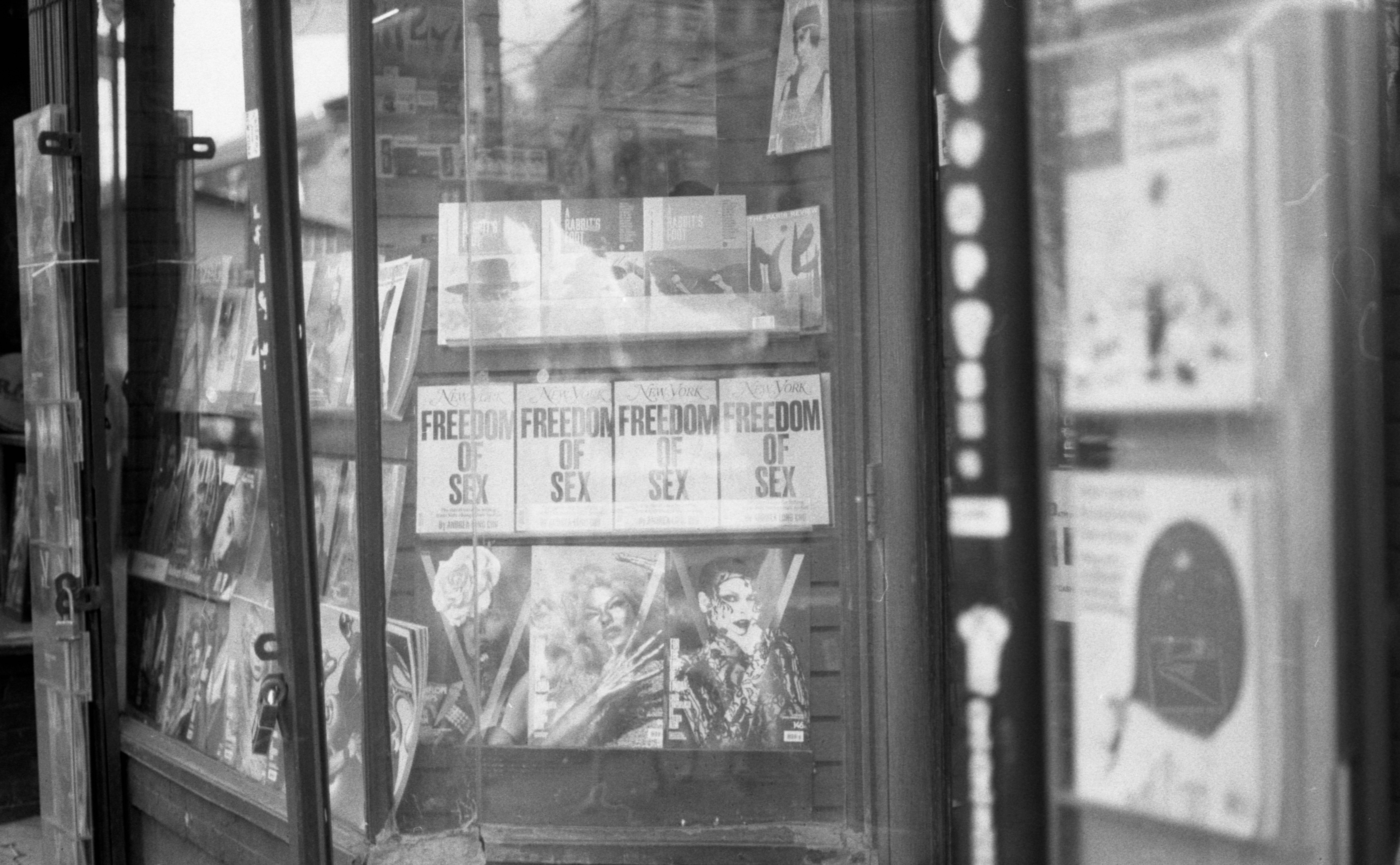 Magazine stand in New York